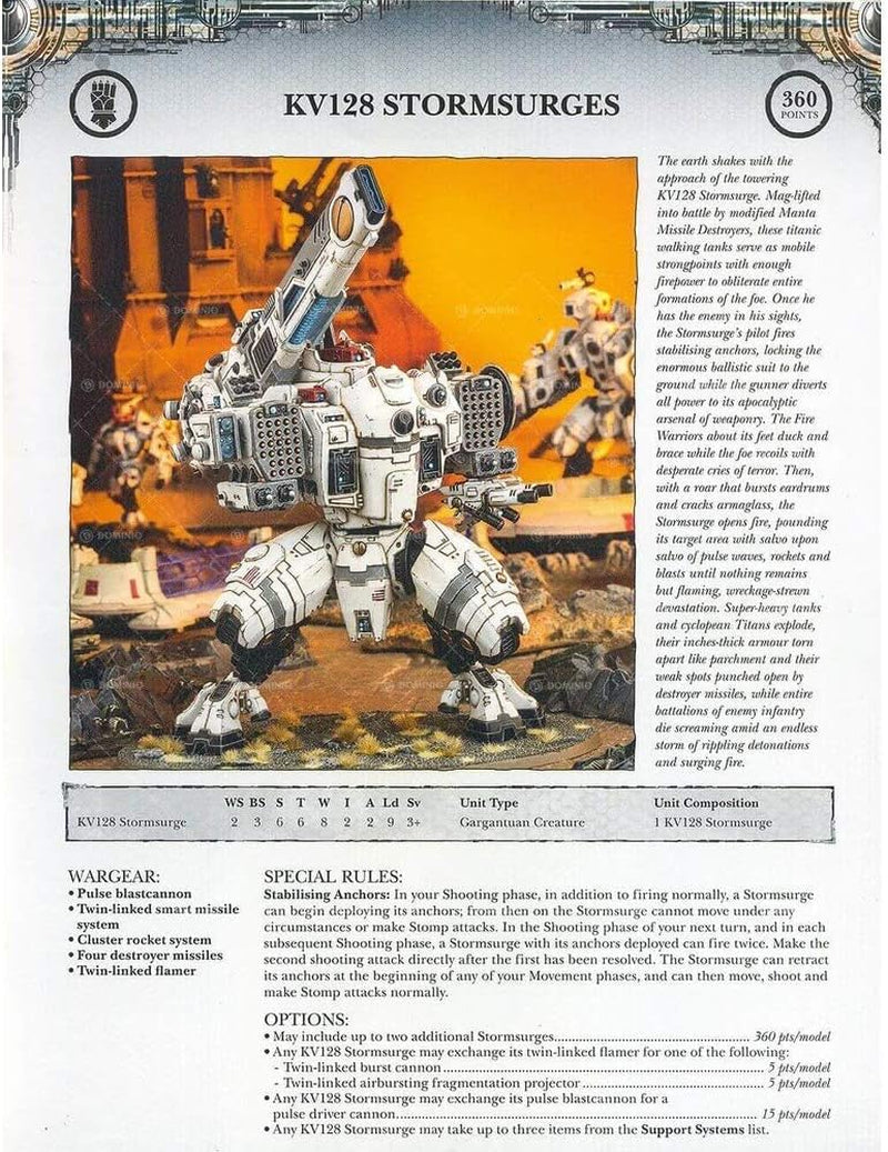 Warhammer  40K - Tau KV128 Stormsurge