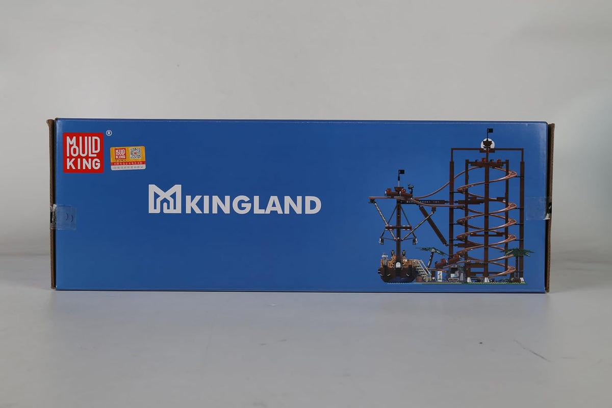 11013 Looping Roller Coaster Building Kit, Funfair Theme Park Building Kit with Roller Coaster and Pirate Ship, Model Kit for Adults (2174 Pieces)