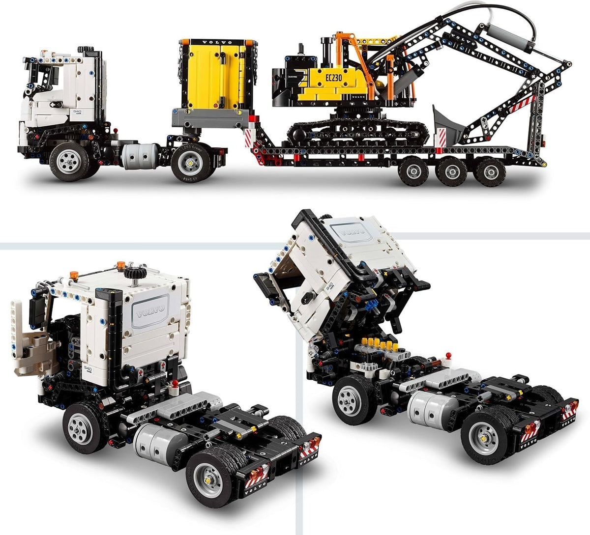 Technic Volvo FMX Truck & EC230 Electric Excavator Toy for 10 plus Year Old Boys & Girls, Vehicle Building Set for Kids Who Love Heavy-Duty Construction Models, Birthday Gift Idea, 42175