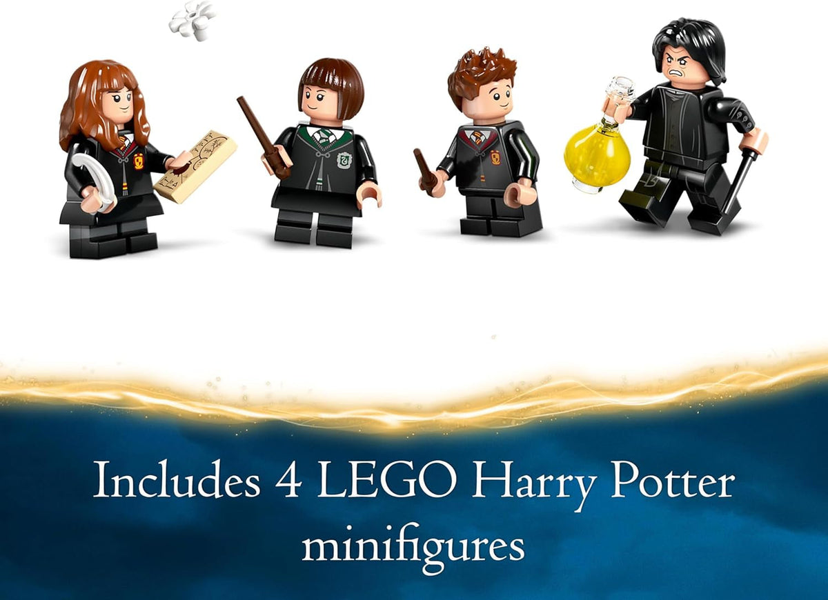 Harry Potter Hogwarts Castle: Potions Class Set, Buildable Wizarding World Toy for 8 plus Year Old Boys, Girls & Kids, with 4 Character Minifigures Incl. Hermione Granger, Magical Gift Idea 76431