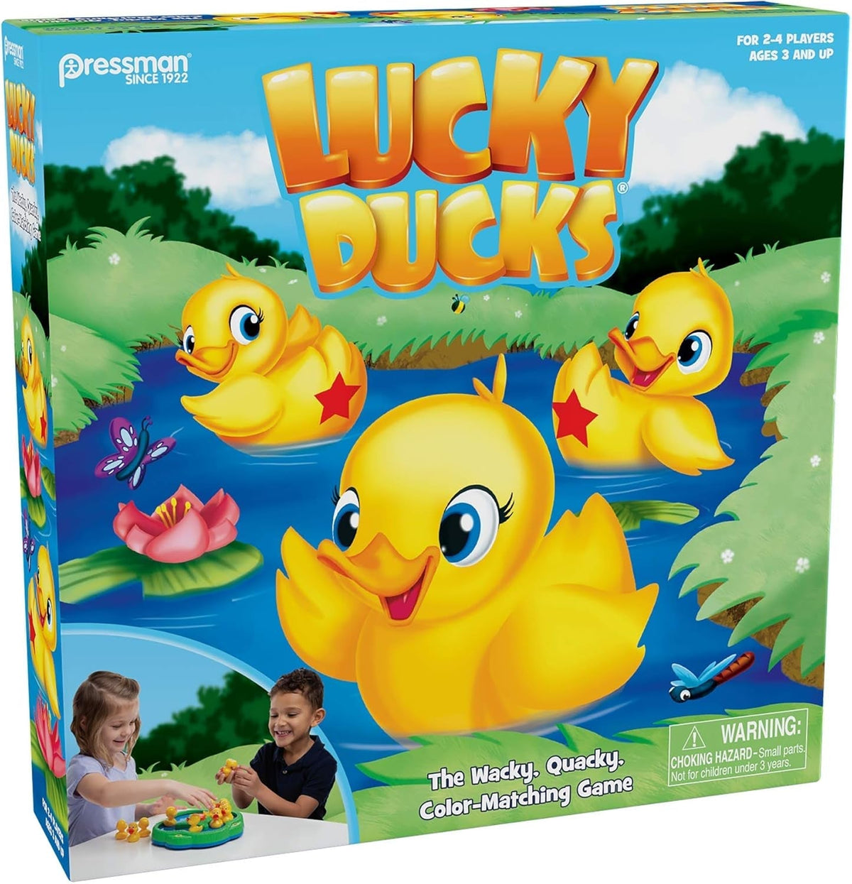 Goliath Games Lucky Ducks, Fun Board Games for Small Kids Aged 3+, Multi-Colour