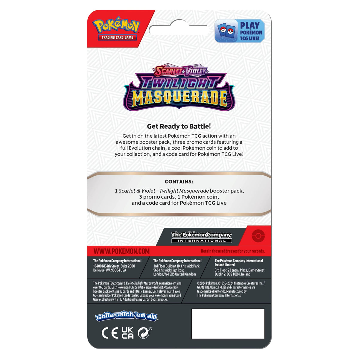 Pokemon TCG Scarlet & Violet Twilight Masquerade Premium Checklane Blister - Kingdra