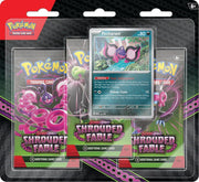 TCG: Scarlet & Violet—Shrouded Fable 3-Pack Blister - Pecharunt (3 Booster Packs & Foil Promo Card)