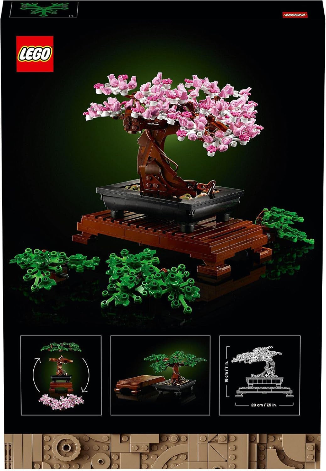 Botanicals Bonsai Tree - Faux Plant for Adults - Home Decor Set with Artificial Cherry Blossom Flowers - DIY Building Project - Gift Idea for Valentine'S Day - Botanical Collection - 10281