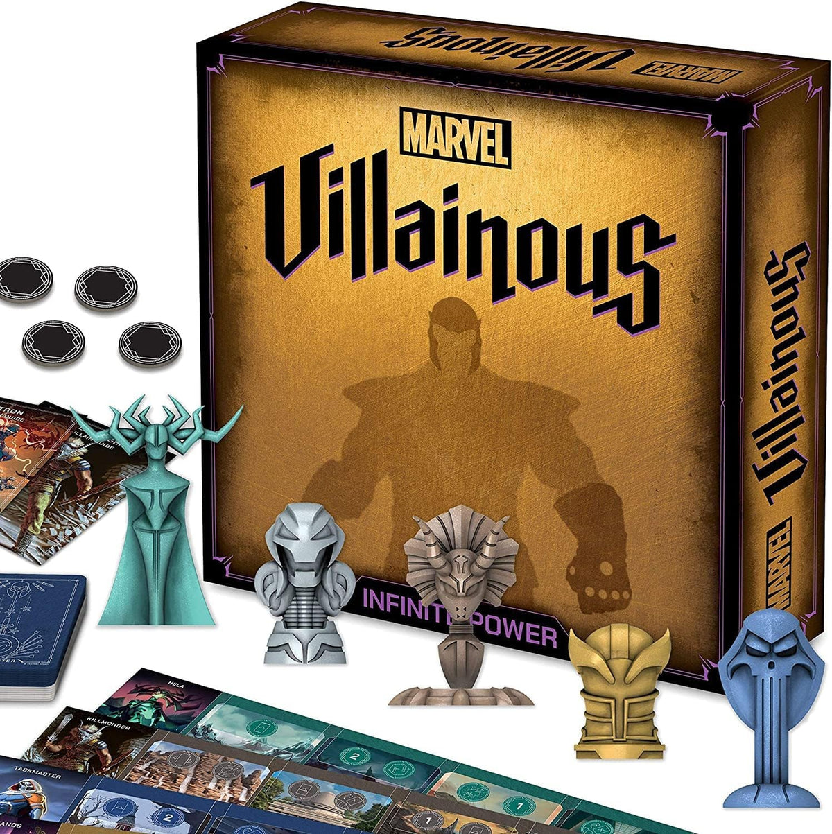 Marvel Villainous Infinite Power - Strategy Board Games for Adults and Kids Age 12 Years up - Can Be Played as a Stand-Alone or Expansion