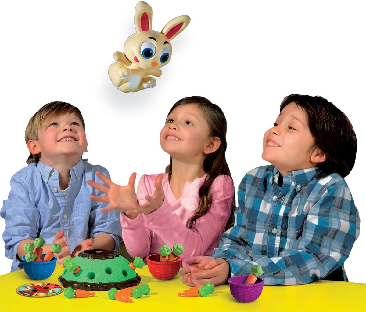 Jumping Jack, Board Game with Rabbits from 4 Years, Board Games for 2 to 5 Players