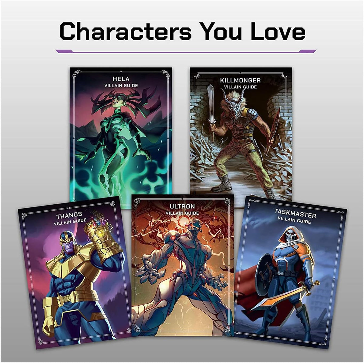 Marvel Villainous Infinite Power - Strategy Board Games for Adults and Kids Age 12 Years up - Can Be Played as a Stand-Alone or Expansion