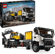 Technic Volvo FMX Truck & EC230 Electric Excavator Toy for 10 plus Year Old Boys & Girls, Vehicle Building Set for Kids Who Love Heavy-Duty Construction Models, Birthday Gift Idea, 42175