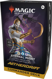 Magic: the Gathering Aetherdrift Commander Deck - Eternal Might, White/Blue/Black