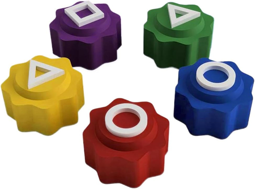 Game Set, Traditional Korean Game, Play Game Gonggi Jack Stone Pebbles Set Stone Catching Game for Family Games Board Game Party Games, Hand Eye Coordination Training Toy