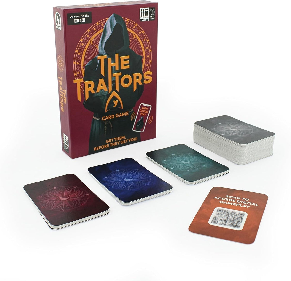 the Traitors Card Game | Based on the Hit TV Show | Family Social Deduction Fun | Great Game for Group Gatherings