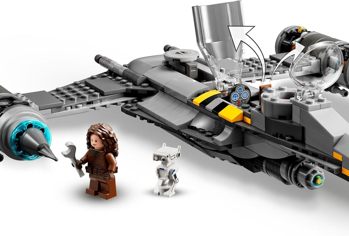 Star Wars the Mandalorian'S N-1 Starfighter Building Toy, the Book of Boba Fett, Gift Idea for Kids, Boys & Girls Age 9 plus with Baby Yoda and Droid Figures 75325