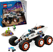 City Space Explorer Rover and Alien Life Building Toys Set for 6 plus Year Old Boys, Girls & Kids with Astronaut Minifigures, Toy Robot and Alien Figures for Imaginative Play, Birthday Gift 60431