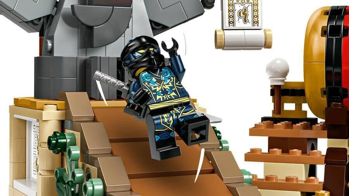 NINJAGO Tournament Battle Arena Set, Ninja Adventure Toys for 7 plus Year Old Boys & Girls, with 6 Minifigures Including Characters Jay and Kai, Dragons Rising Birthday Gift for Kids 71818