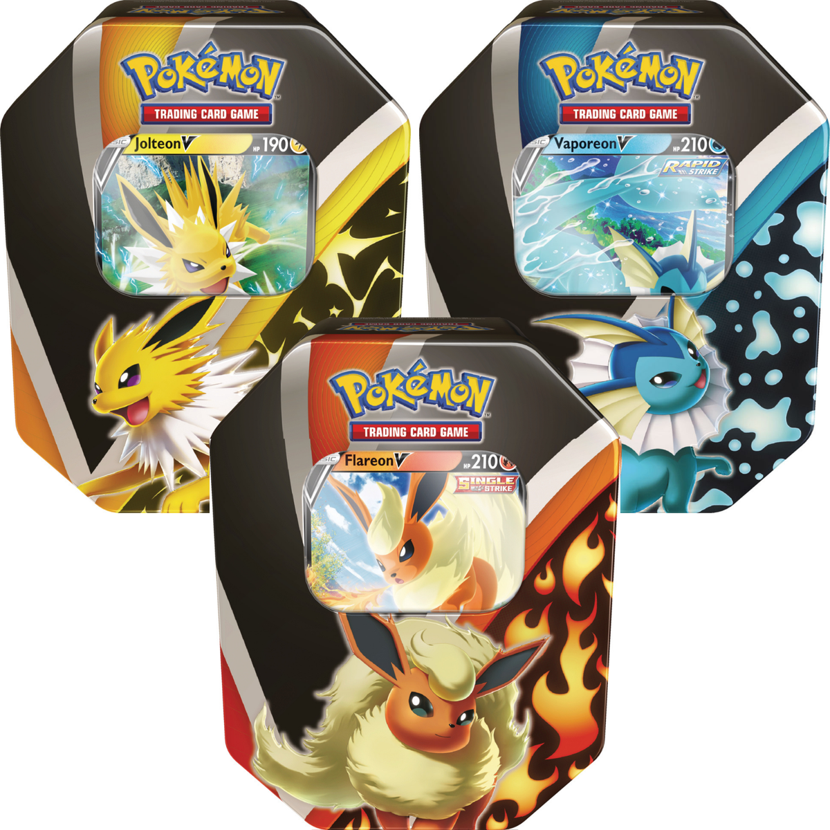 Pokemon TCG 2021 Fall Eevee Evolutions V Tin