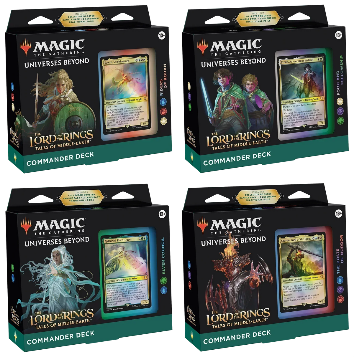 MTG Lord of the Rings Tales of Middle Earth Commander Decks