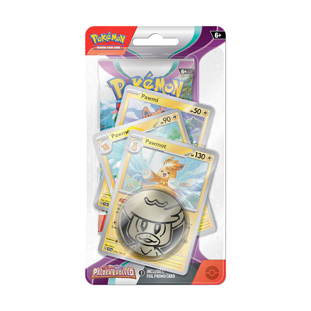 Pokemon TCG Scarlet & Violet Paldea Evolved Checklane Blister