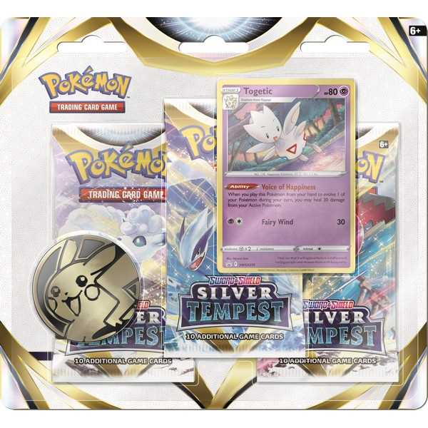 Pokemon TCG Silver Tempest 3 Booster Pack Blister