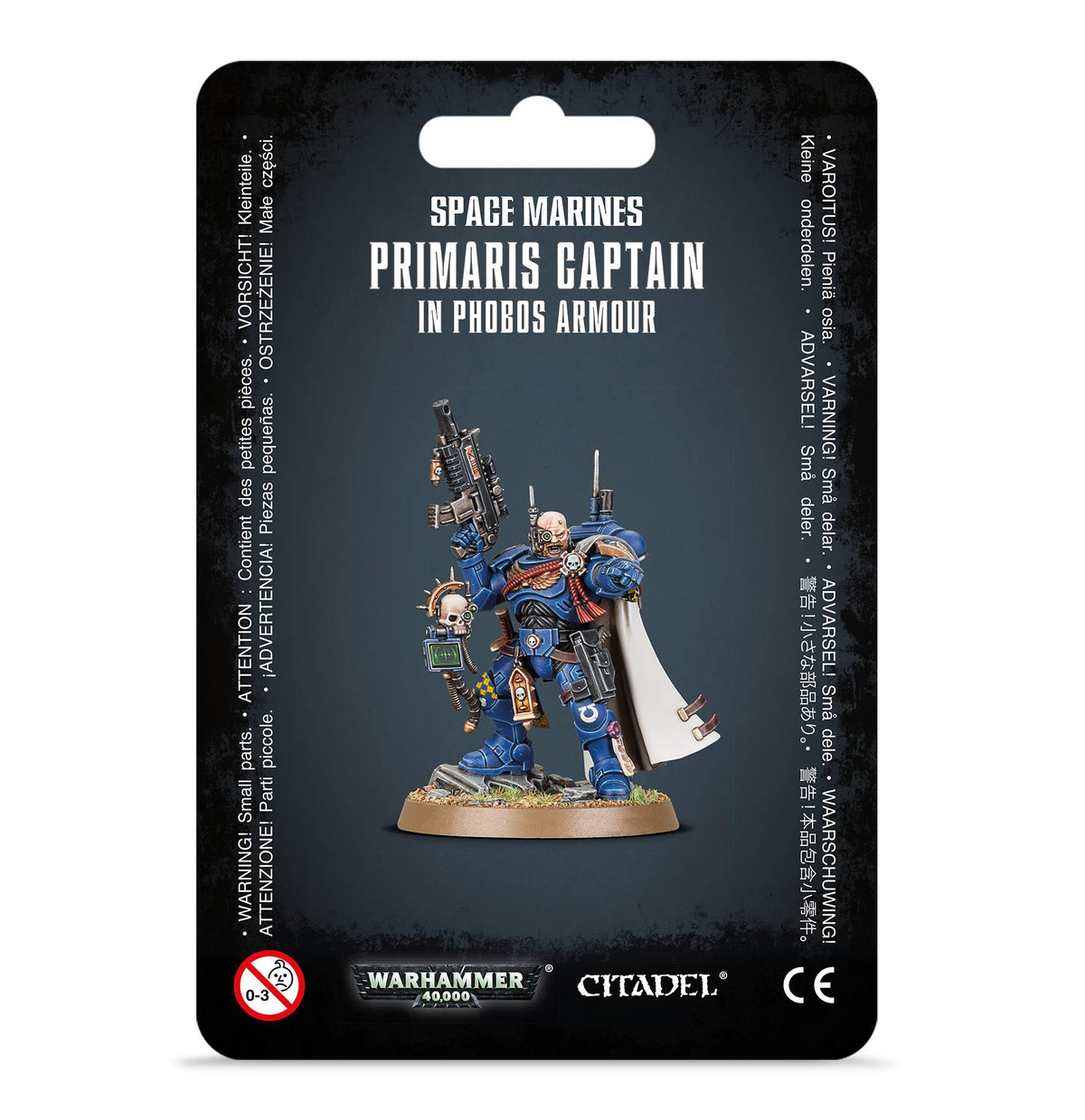 Space Marine Primaris Captain in Phobos Armour