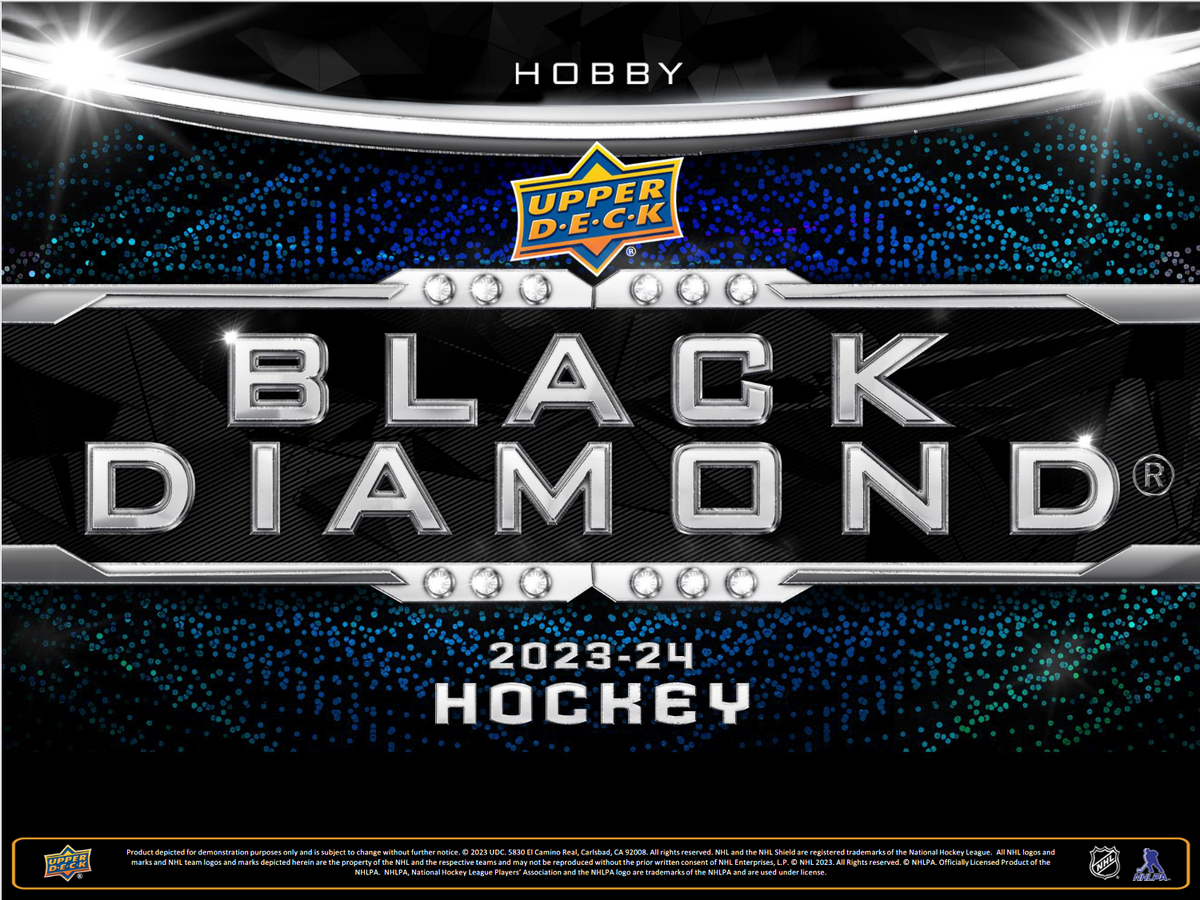 2023-24 Upper Deck Black Diamond Hockey Hobby 5 Box Case