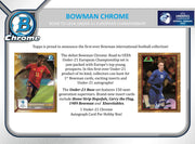 2022 Bowman Chrome Road to UEFA U21 European Championship Soccer Hobby 12 Box Case