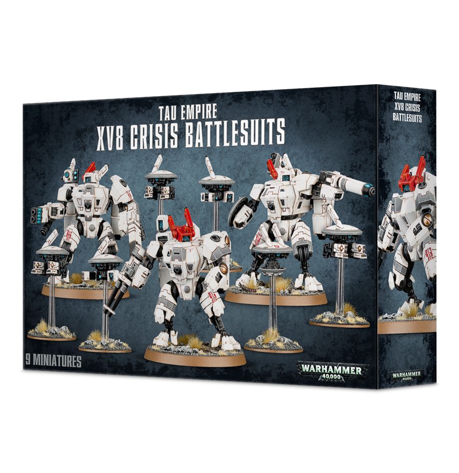Tau Empire XV8 Crisis Battlesuit Team