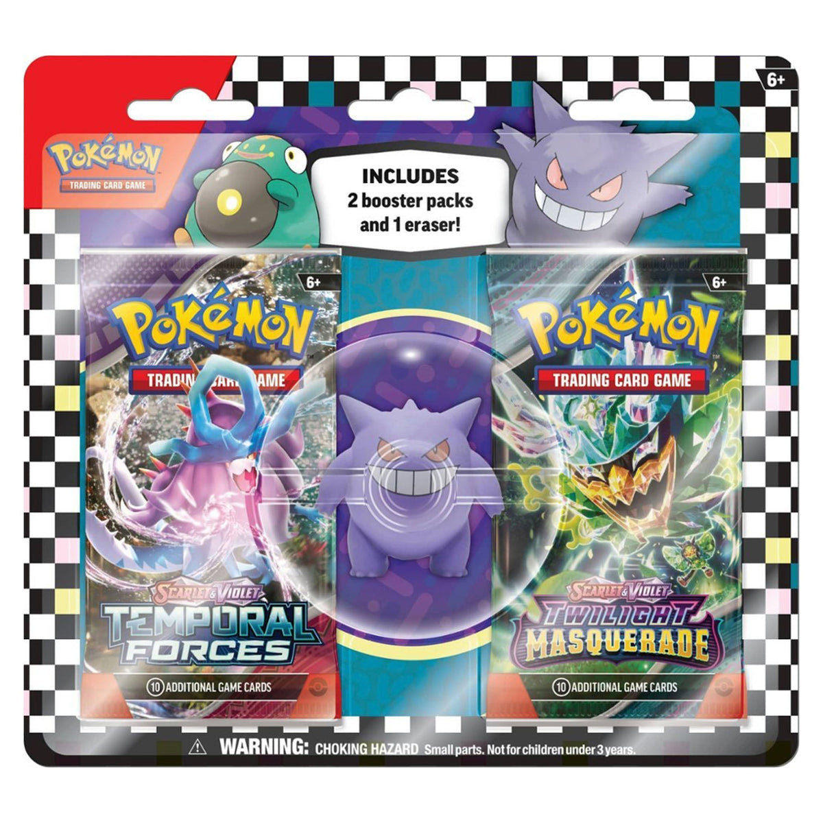 Pokemon TCG: Pokemon Back to School 2024 Gengar Eraser Blister