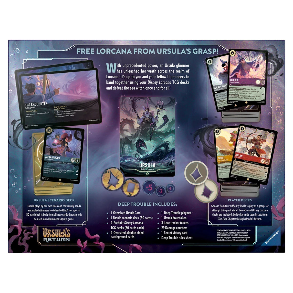 Disney Lorcana: Ursula's Return Illumineer's Quest - Deep Trouble