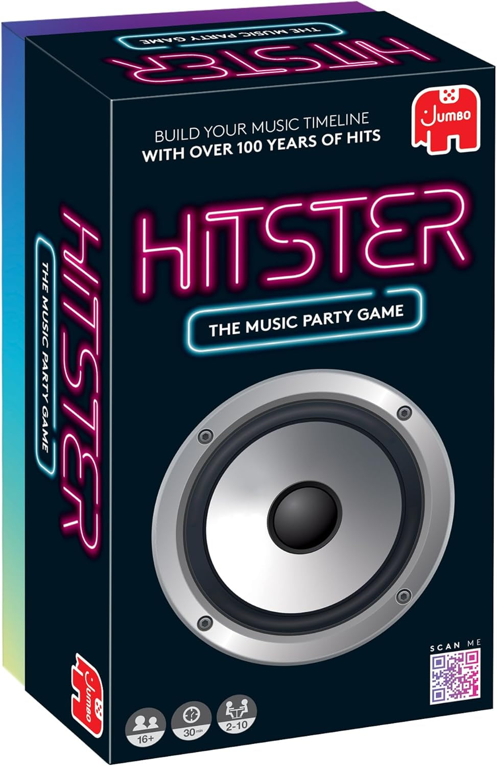 '- the Music Party Board Game, Card Game, Fun Music Quiz Game,2-10 Players - 300Plus Iconic Music Hits - Great for Game Nights, Date Nights, Parties, Adult and Family Games - Jumbo (UK Edition)