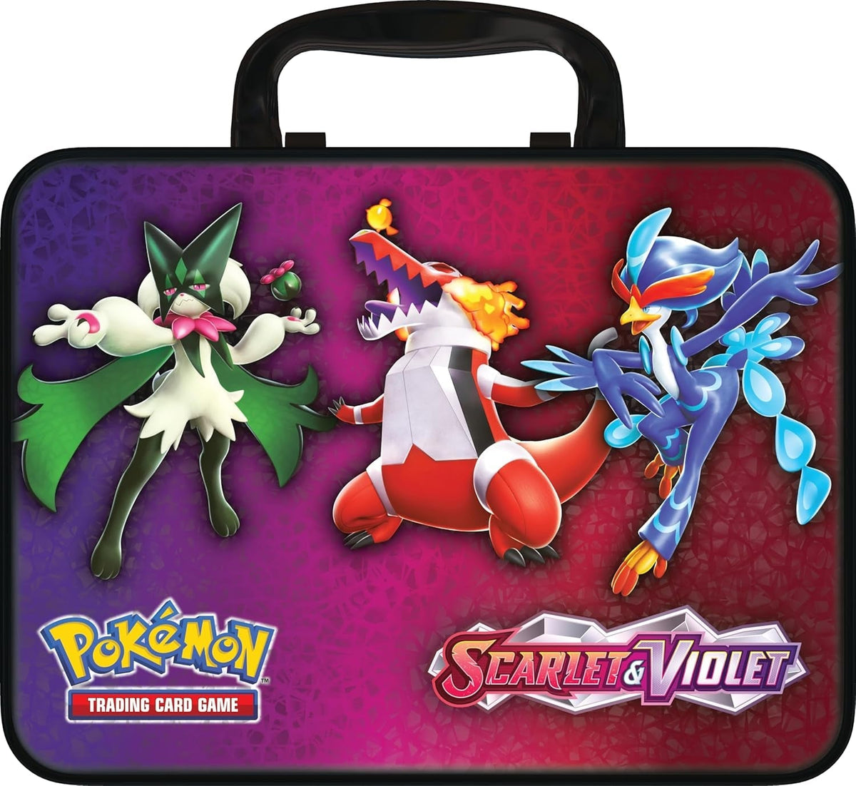 TCG: Collector Chest (Fall 2023): Meowscarada, Skeledirge & Quaquaval (3 Foil Promo Cards & 6 Booster Packs)