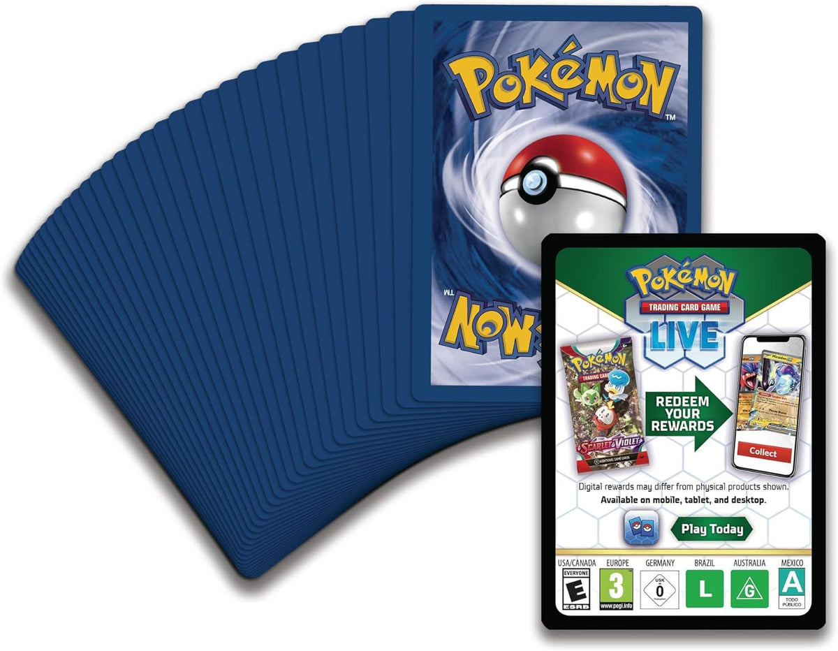 TCG: Scarlet & Violet—Surging Sparks Elite Trainer Box (1 Full-Art Promo Card, 9 Boosters & Premium Accessories)