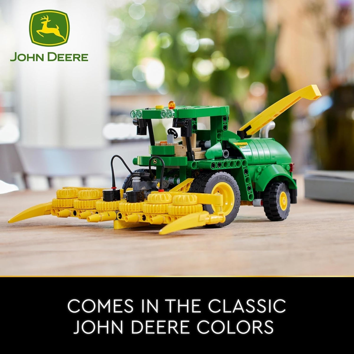 Technic John Deere 9700 Forage Harvester, Tractor Toy for Kids, Farm Set, Vehicle Model Building Kit with Realistic Functions for Imaginative Play, Gift for Boys and Girls Aged 9 plus 42168