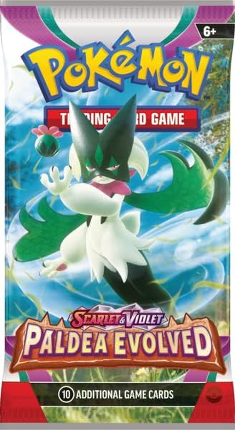 TCG: Scarlet & Violet—Paldea Evolved Triple Pack (Tinkatink) - 3 Boosters & Foil Promo Card(Assorted)