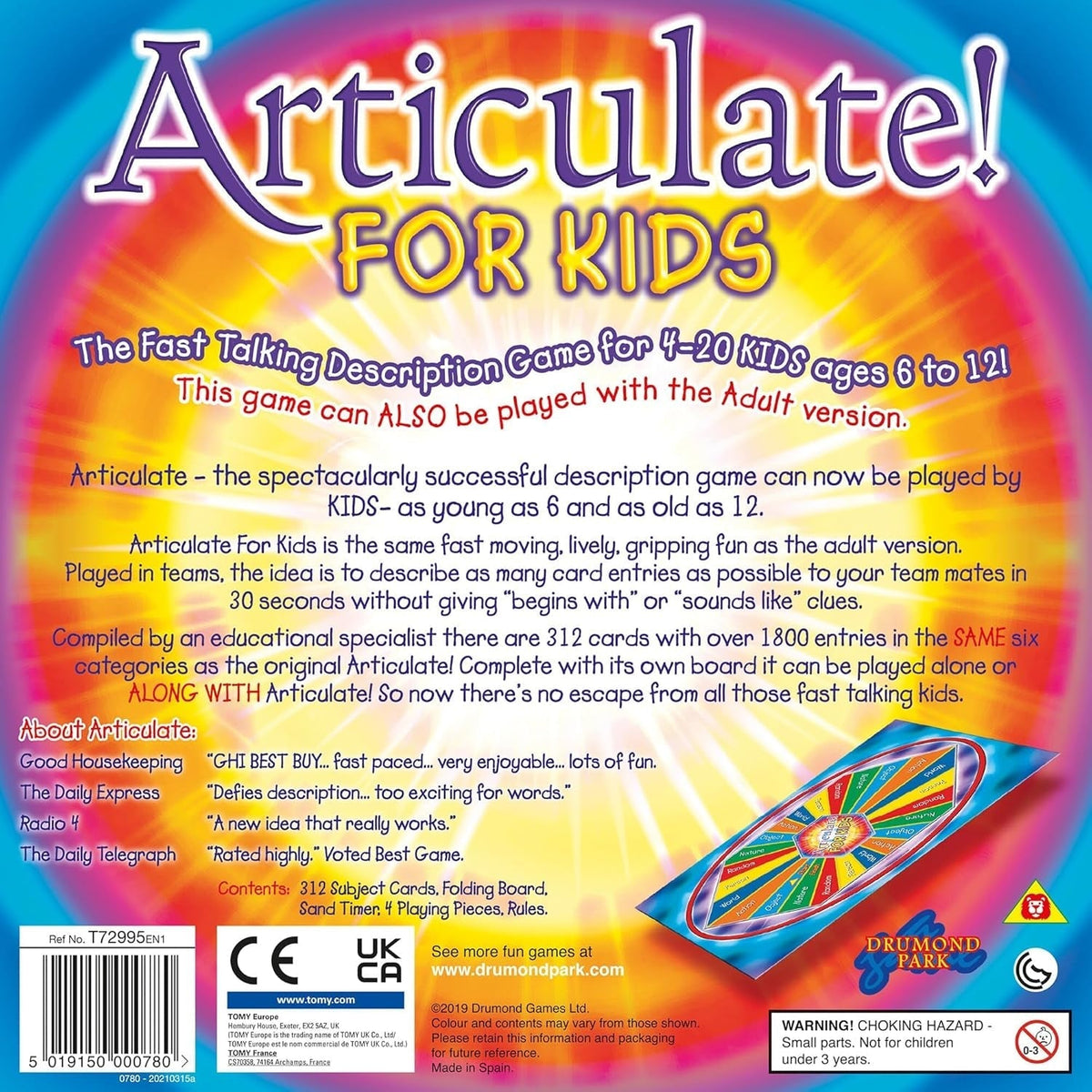 Articulate! for Kids - Family Kids Board Game | the Fast Talking Description Game | Family Games for Adults and Children Suitable from 6+ Years