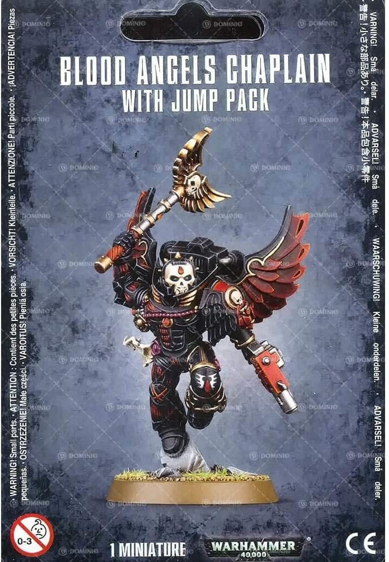 Warhammer 40K - Blood Angels Chaplain with Jump Pack