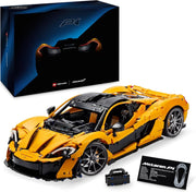 Technic Mclaren P1 Hypercar Building Set, Scale Model Car Kit for Adults to Build, Collectible Vehicle with V8 Piston Engine and 7-Speed Gearbox, Gift for Men, Women, Him or Her 42172