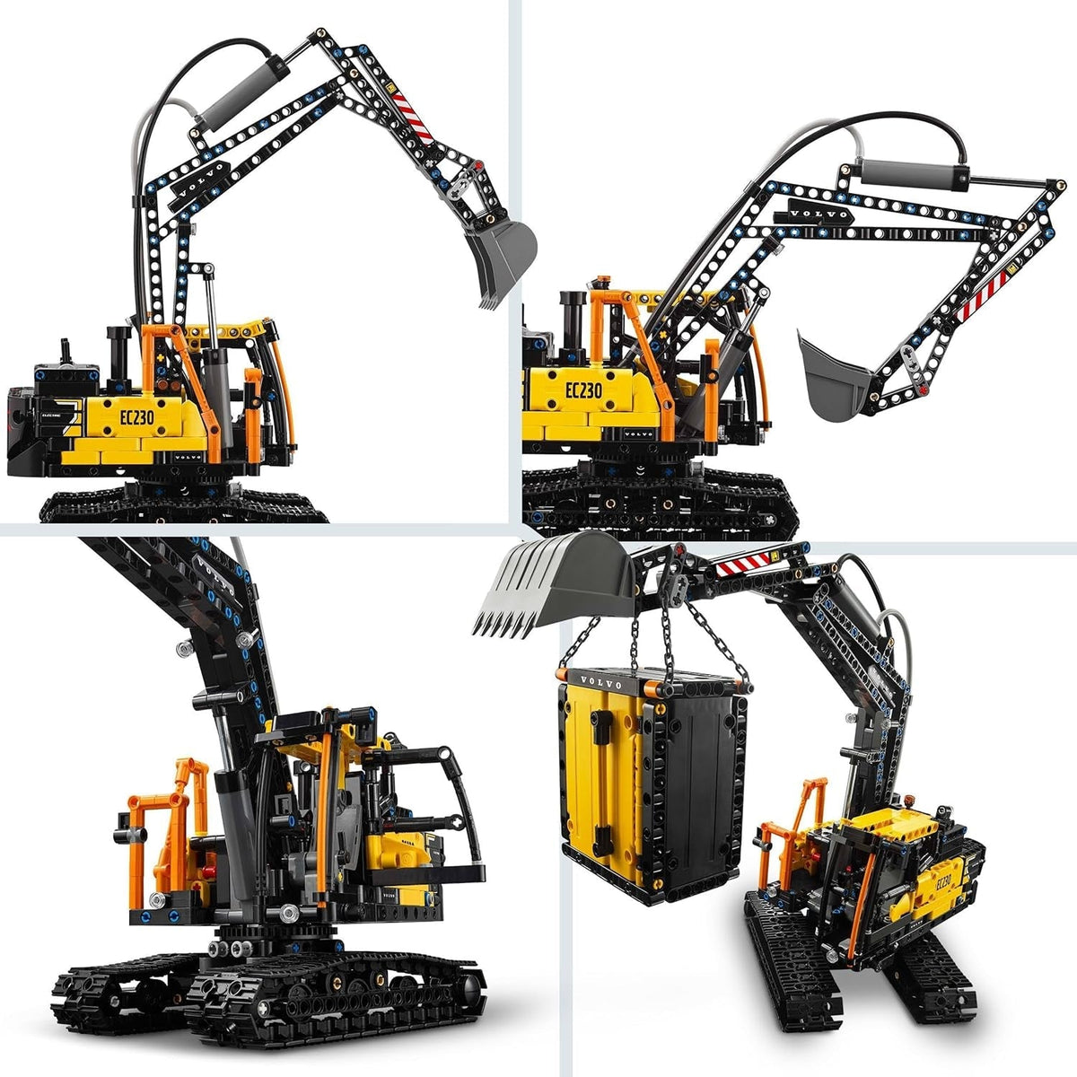 Technic Volvo FMX Truck & EC230 Electric Excavator Toy for 10 plus Year Old Boys & Girls, Vehicle Building Set for Kids Who Love Heavy-Duty Construction Models, Birthday Gift Idea, 42175