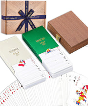 Luxury Playing Cards | Playing Cards Case in Mahogany Wood | Playing Cards Multipack | Deck of Cards | since 1795
