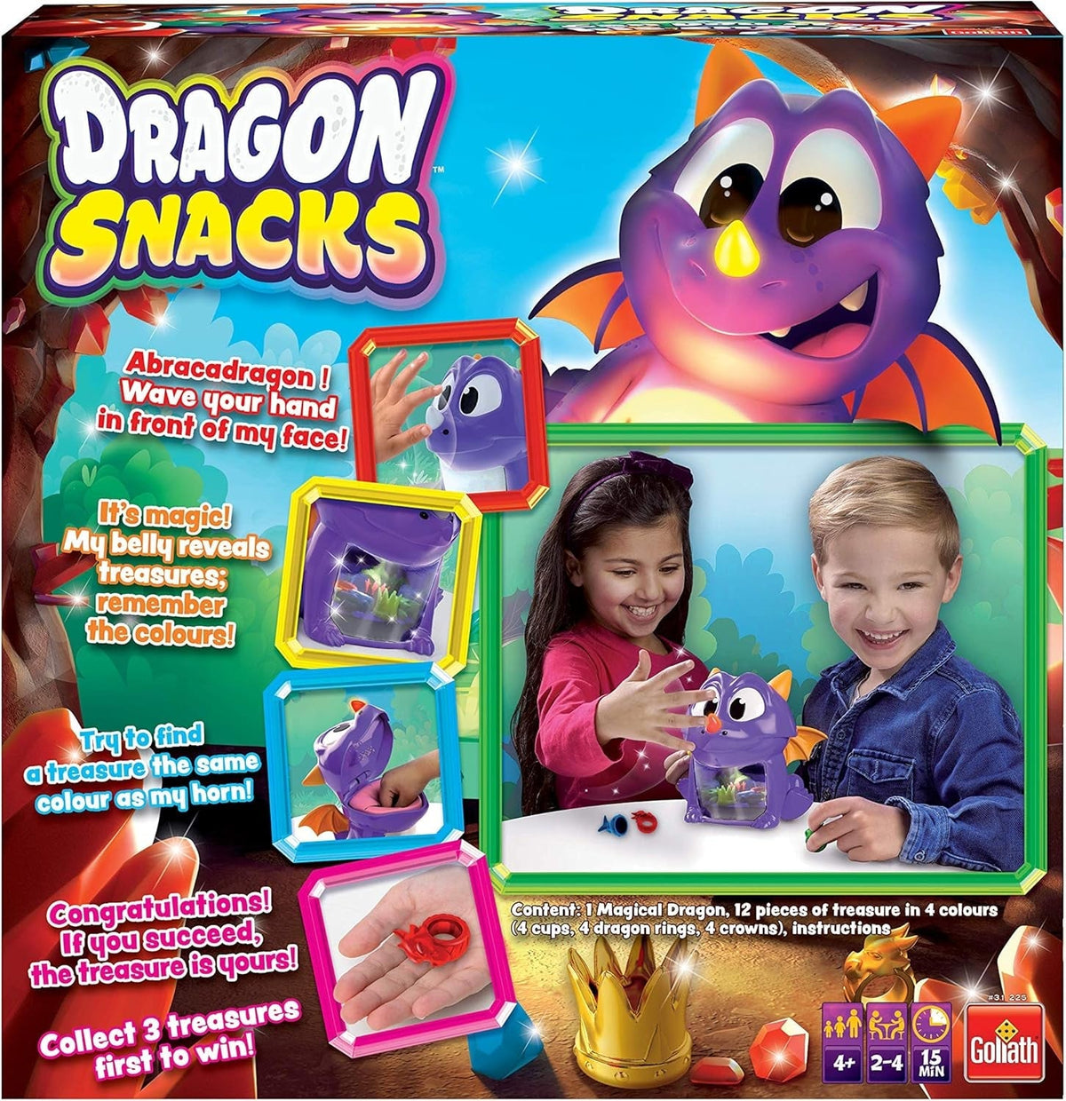 Games Dragon Snacks, Fun Memory Game, for Kids Aged 4+