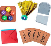 Gonggi Korean Tossing Game,Gonggi Korean Game,Korean Folk Game Set with Jebi Chagi,Gong-Gi,Biseokchigi,Ddakji,Gonggi Squid Game Fun Traditional Korean Gong Gi Game for Kids Adults Family Travel Games