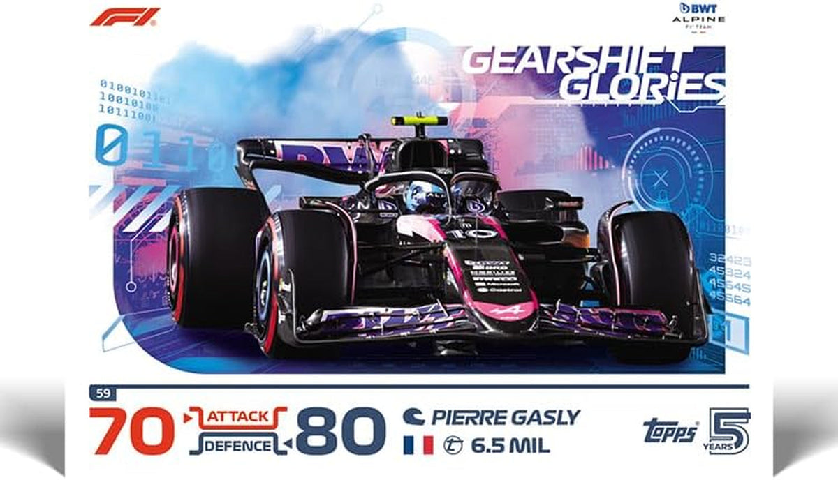 Turbo Attax Formula 1 2024 - Eco Mega Multipack (Reduced Packaging Version) - 39 Turbo Attax Cards plus 2 Limited Edition Cards.