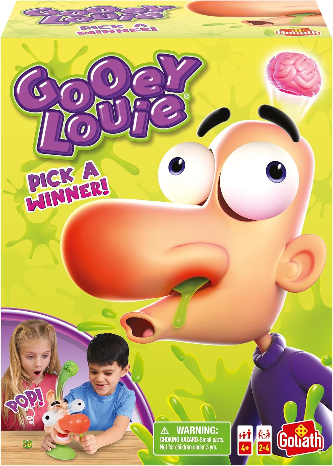 Games Gooey Louie: Pick a Winner! | New & Improved Bogey Picking Fun! | Kids Action Games | for 2+ Players | Ages 4+