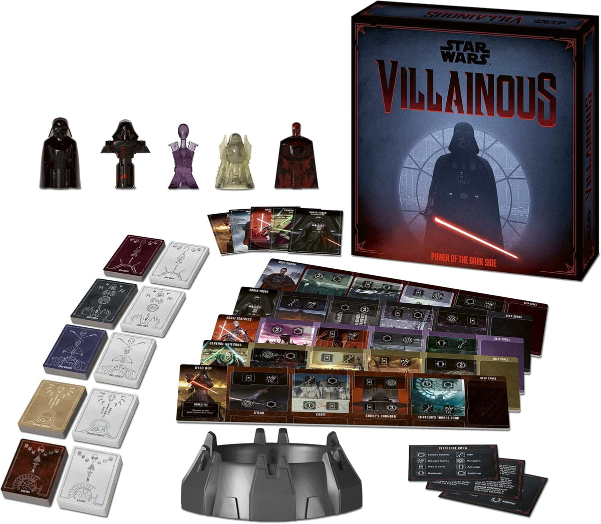 Star Wars Villainous Power of the Dark Side - Darth Vader - Expandable Strategy Family Board Games for Adults and Kids Age 10 Years up - 2 to 5 Players (English Version)