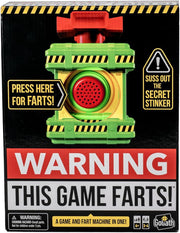 Games: Warning: This Game Farts | Sniff Out the Stinker to Win! | for 3-4 Players | for Ages 6 +, Black