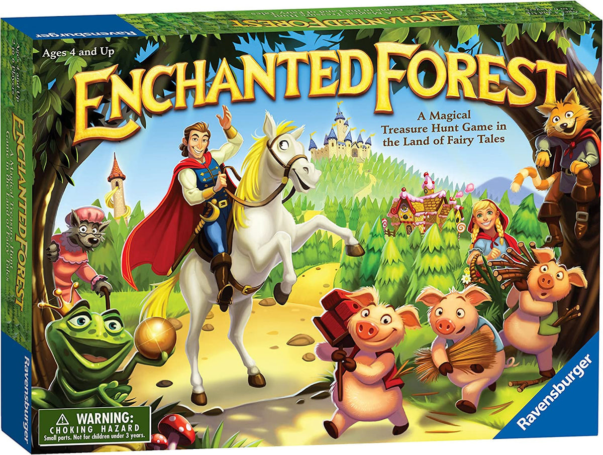 Enchanted Forest Classic Family Board Game for Kids Age 4 Years and up - 2 to 4 Players - Magical Treasure Hunt