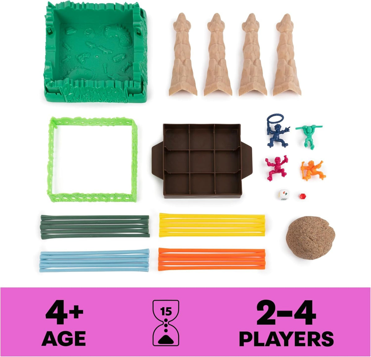 Sink N’ Sand, Quicksand Kids Board Game with Kinetic Sand for Sensory Fun and Learning – Easy Toy Gift Idea, for Preschoolers and Kids Ages 4 and Up