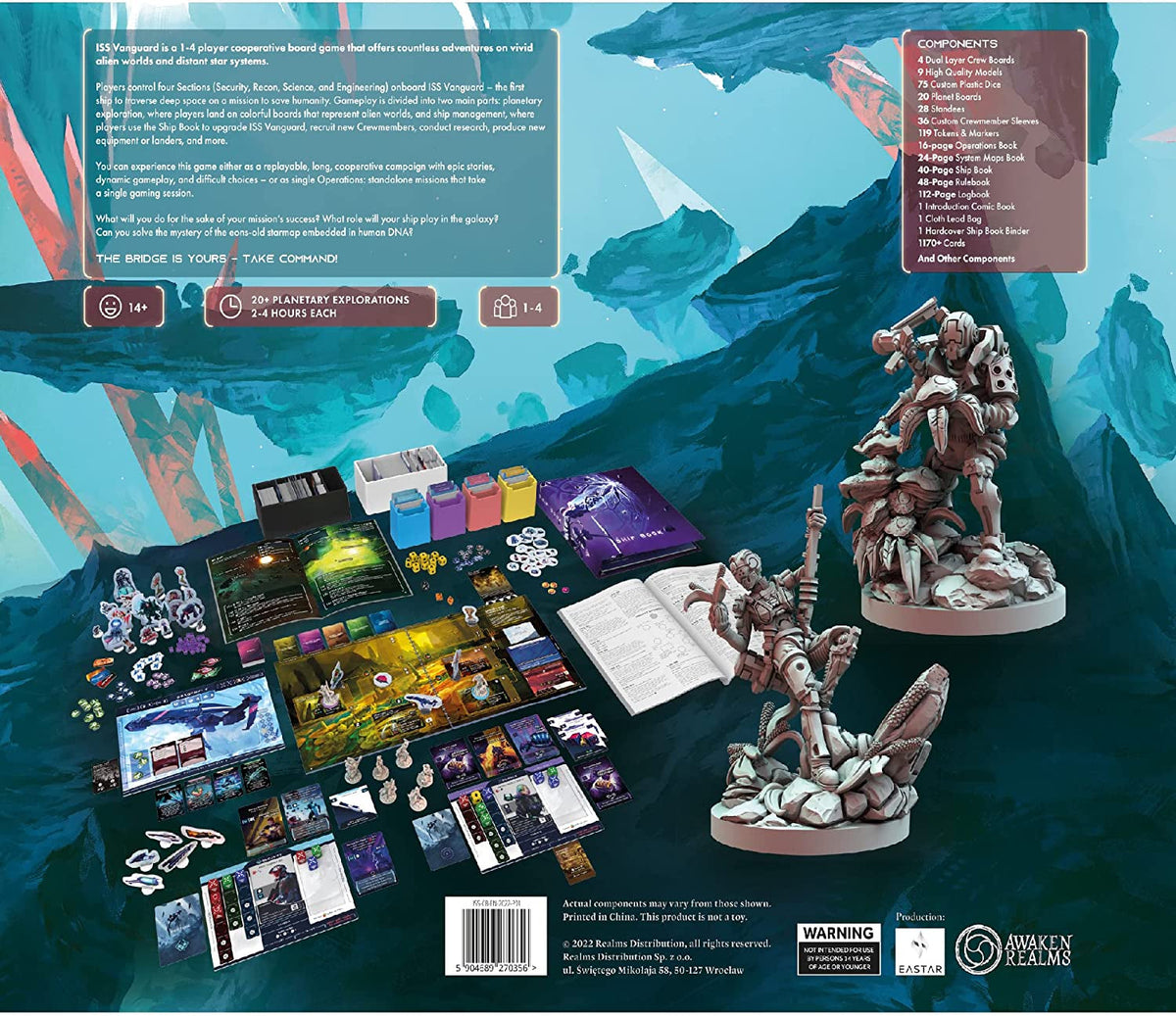 ISS Vanguard Board Game | Sci-Fi Adventure Game | Cooperative Strategy Game | Space Exploration Game for Adults and Kids | Ages 14+ | 1-4 Players | Avg. Playtime 90-120 Minutes | Made by