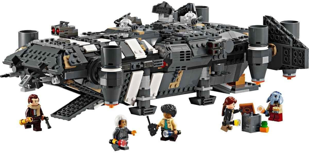 Star Wars: Skeleton Crew the Onyx Cinder Set, Collectible Building Toy for 10 plus Year Old Boys & Girls, Includes 5 Character Minifigures, Gift Idea for Kids and Fans 75374