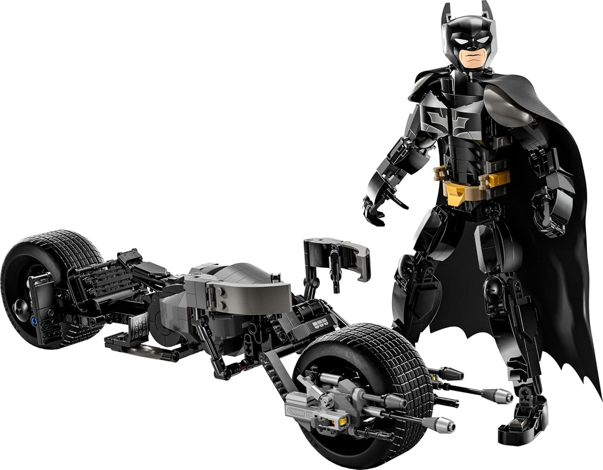 DC Batman: Batman Construction Figure & the Bat-Pod Bike Set, Cool Super-Hero Toy for 12 plus Year Old Kids, Boys & Girls, Action Playset with Motorbike Model, Birthday Gift Idea for Teens 76273