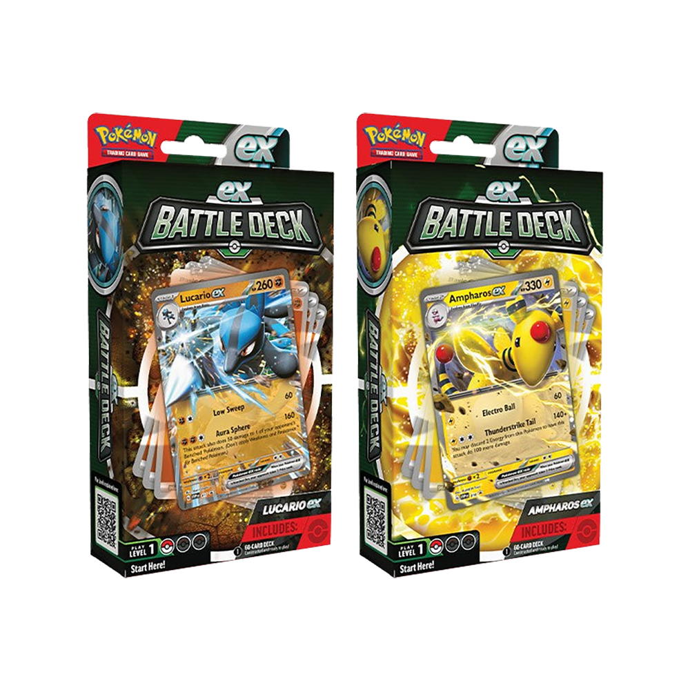 Pokemon TCG Lucario / Ampharos EX Battle Deck
